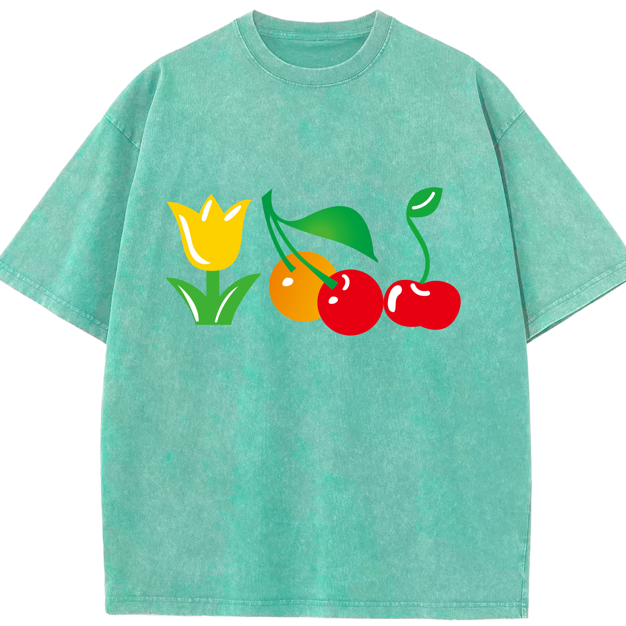 （画像用） Hello Kitty ハローキティ 綿100% ヴィンテージ風 半袖Tシャツ（フロントプリント）